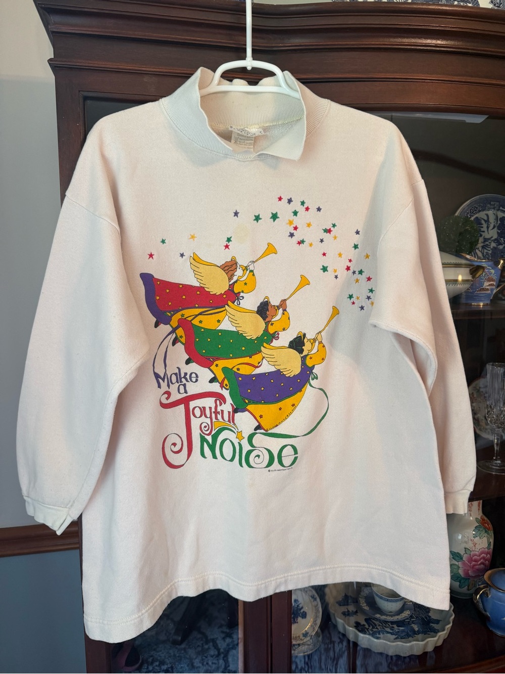 Vintage Christmas Sweatshirt 80’s 90’s nostalgic Christmas XL